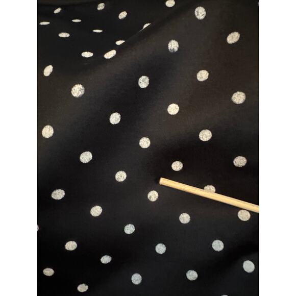 Jessica McClintock Gunne Sax Black Satin Strapless Polka Dot Party Dress 9/10 - Picture 3 of 8